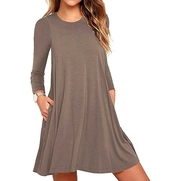 Heart & Hips Dresses & Skirts - Hips & Hearts Long-Sleeve T-shirt Dress
